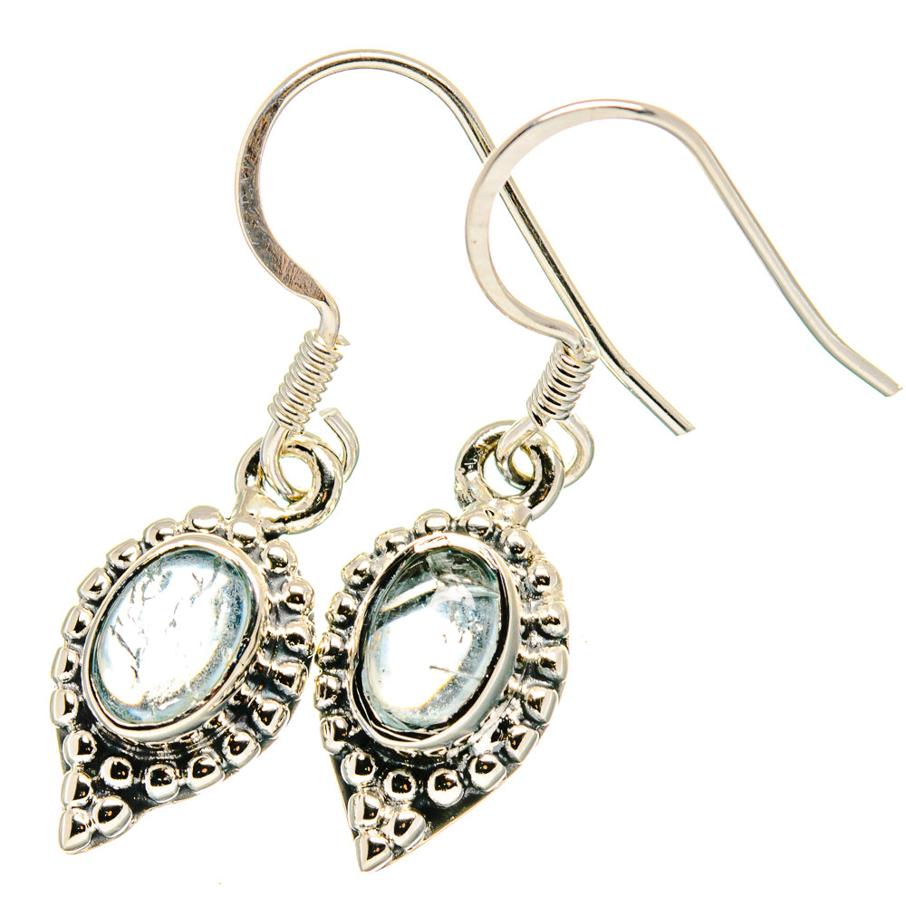 Aquamarine Earrings handcrafted by Ana Silver Co - EARR422599