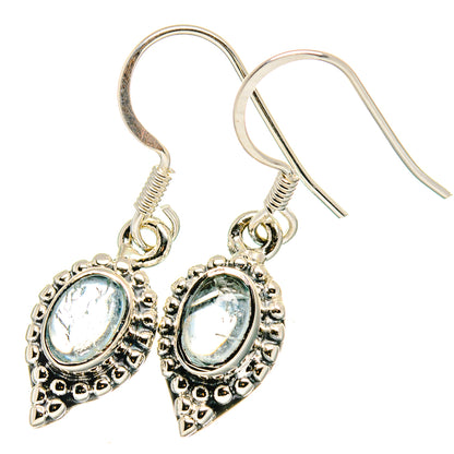 Aquamarine Earrings handcrafted by Ana Silver Co - EARR422599