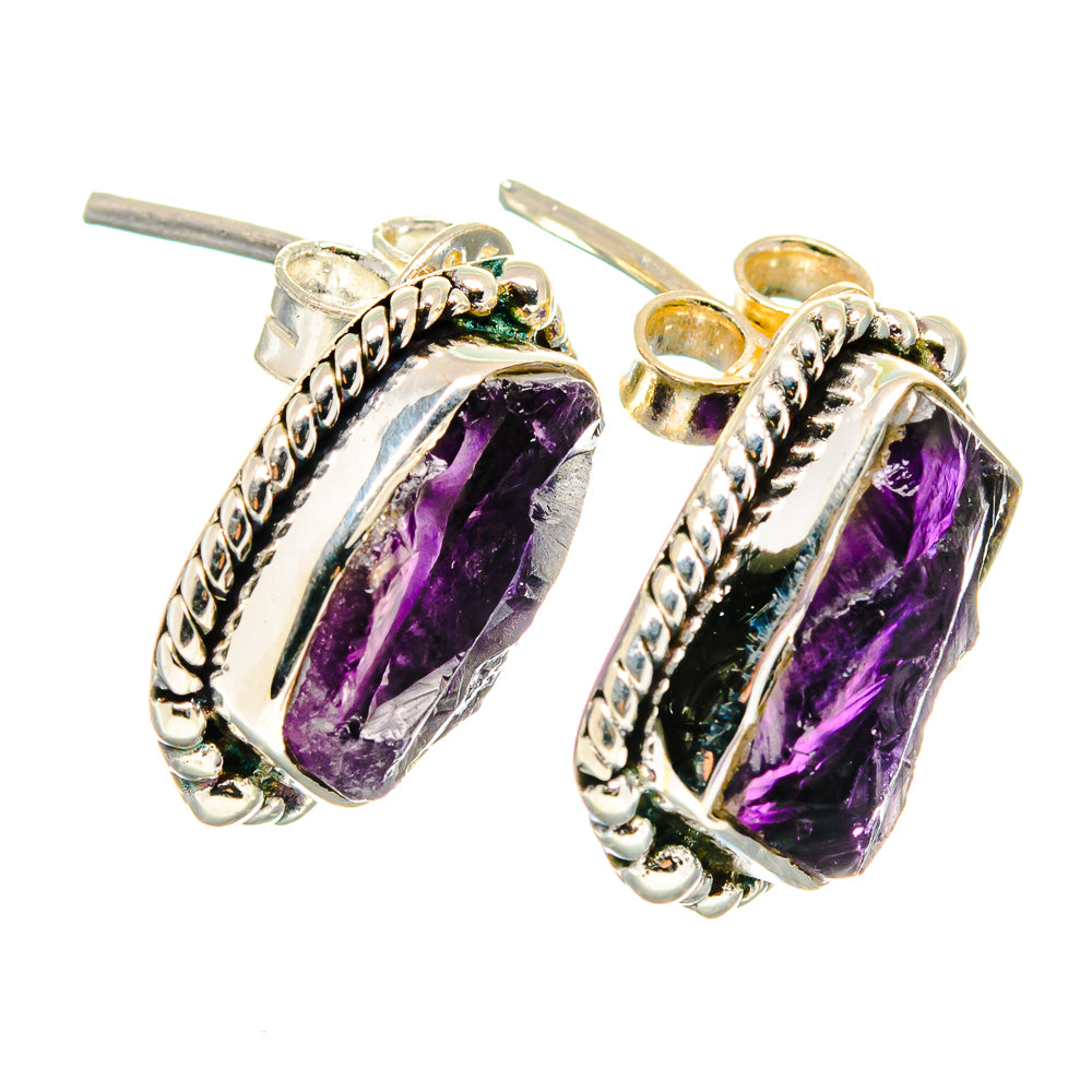 Amethyst Earrings handcrafted by Ana Silver Co - EARR422602