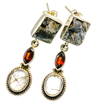 Desert Druzy Earrings handcrafted by Ana Silver Co - EARR422605