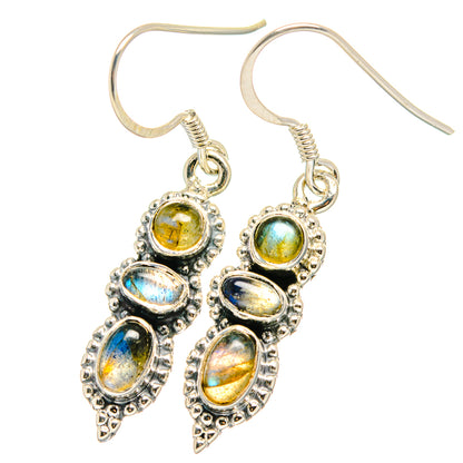 Labradorite Earrings handcrafted by Ana Silver Co - EARR422608