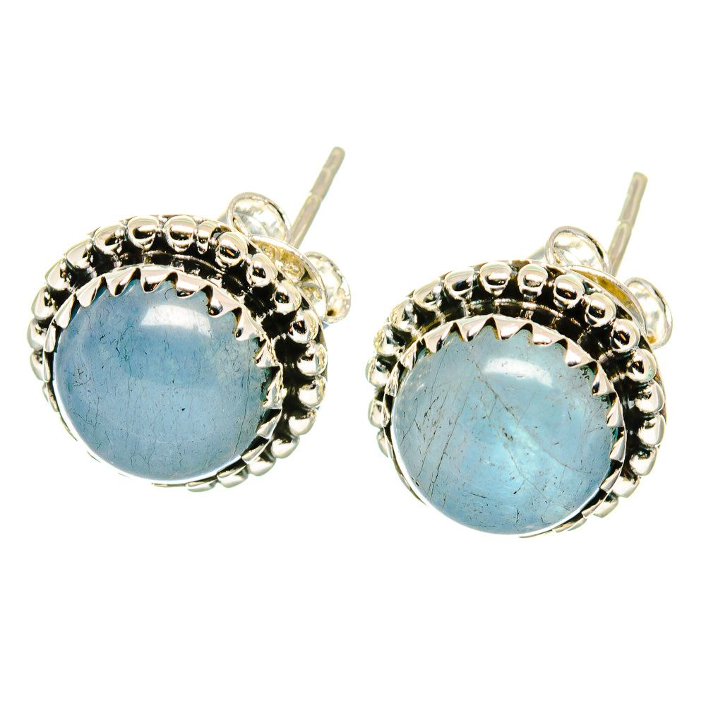 Aquamarine Earrings handcrafted by Ana Silver Co - EARR422615