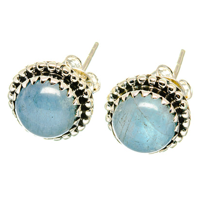 Aquamarine Earrings handcrafted by Ana Silver Co - EARR422615