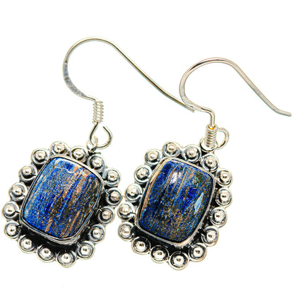 Azurite Earrings handcrafted by Ana Silver Co - EARR422636