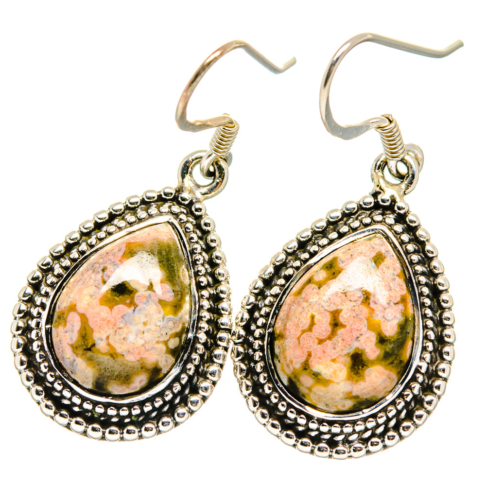 Ocean Jasper Earrings handcrafted by Ana Silver Co - EARR422644