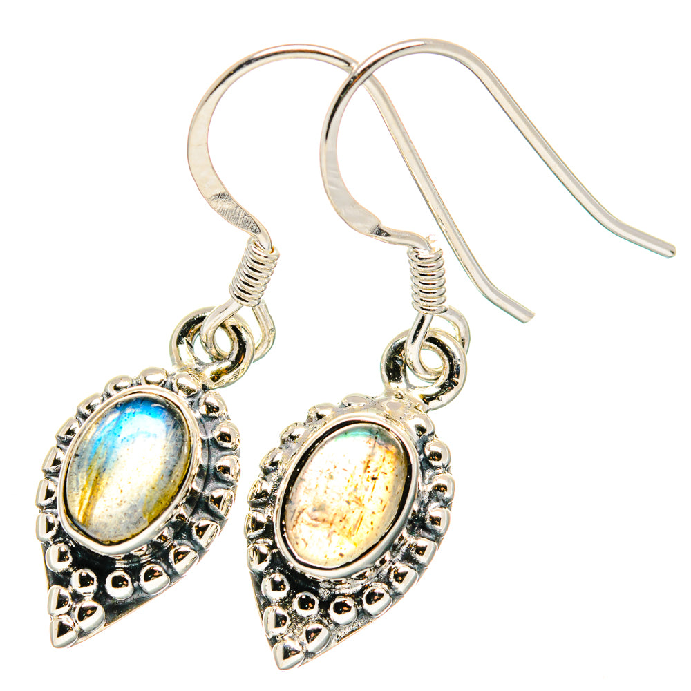 Labradorite Earrings handcrafted by Ana Silver Co - EARR422647