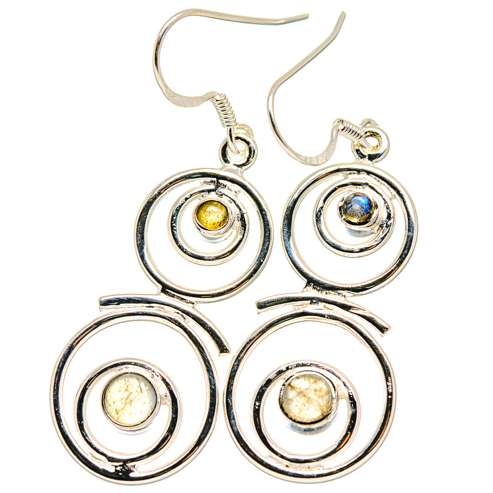 Labradorite Earrings handcrafted by Ana Silver Co - EARR422649