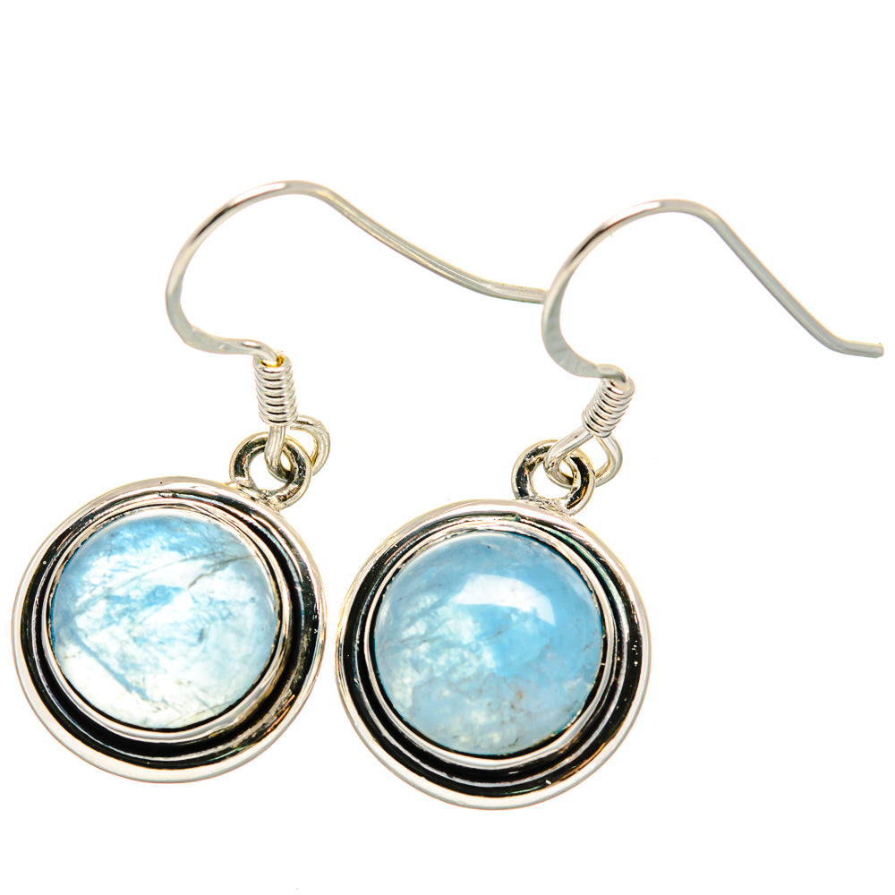 Aquamarine Earrings handcrafted by Ana Silver Co - EARR422661