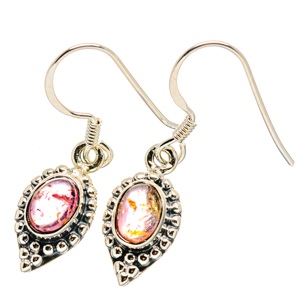 Pink Tourmaline Earrings handcrafted by Ana Silver Co - EARR422666