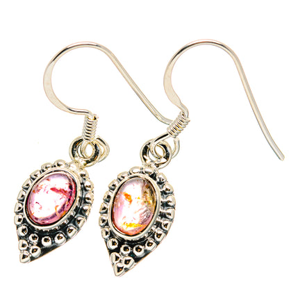 Pink Tourmaline Earrings handcrafted by Ana Silver Co - EARR422666