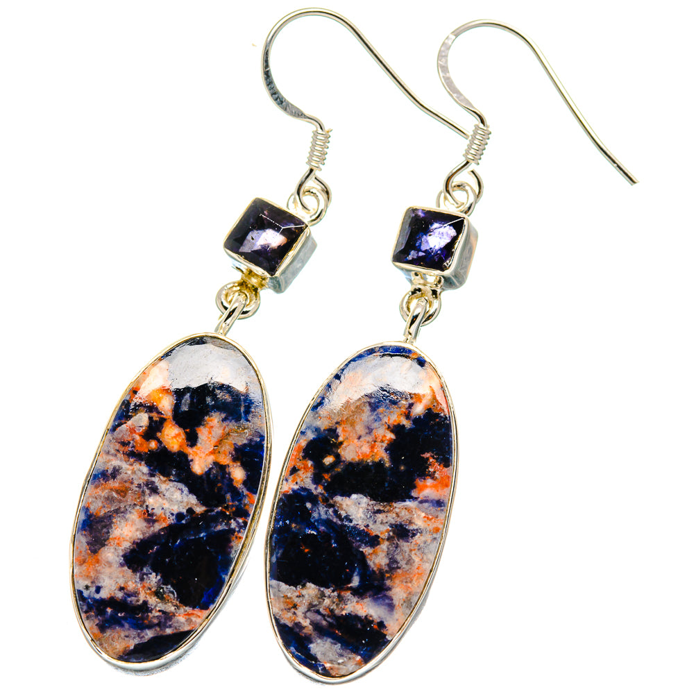 Sodalite Earrings handcrafted by Ana Silver Co - EARR422680