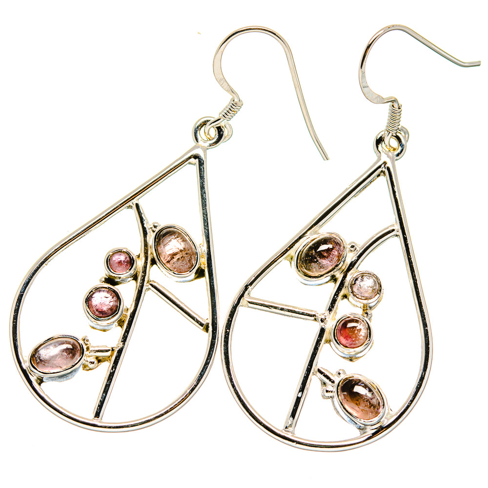 Pink Tourmaline Earrings handcrafted by Ana Silver Co - EARR422682