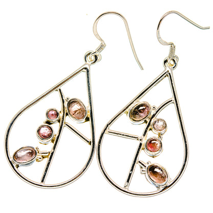 Pink Tourmaline Earrings handcrafted by Ana Silver Co - EARR422682