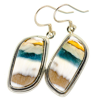 Owyhee Opal Earrings handcrafted by Ana Silver Co - EARR422693