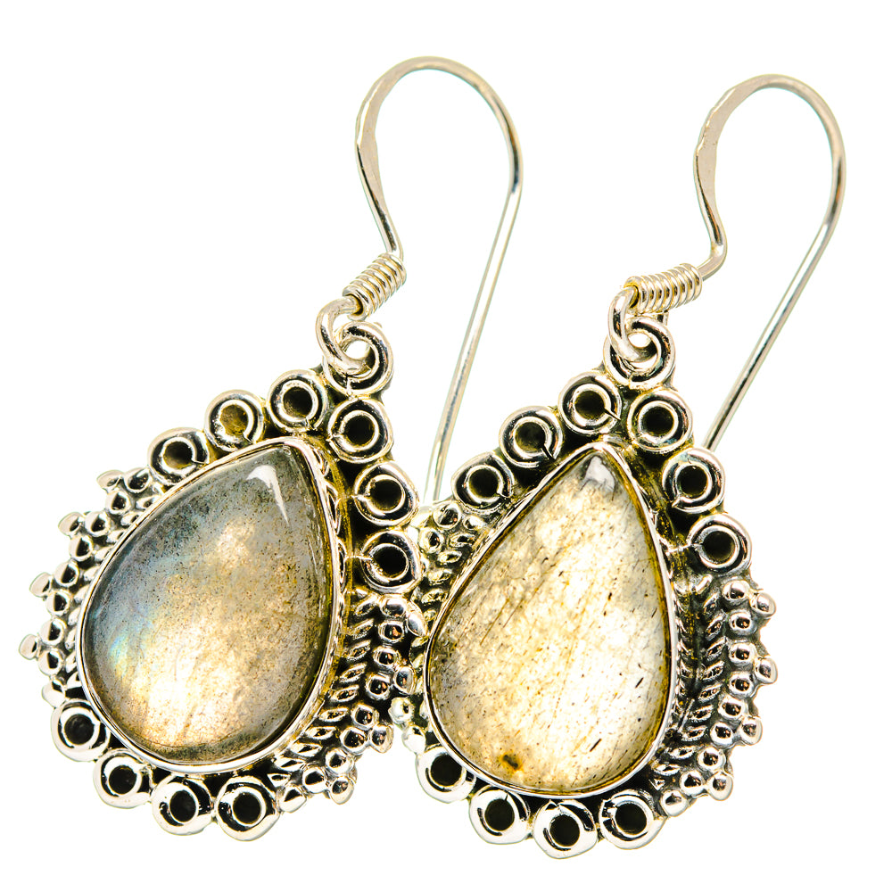 Labradorite Earrings handcrafted by Ana Silver Co - EARR422694