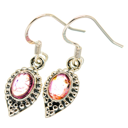 Pink Tourmaline Earrings handcrafted by Ana Silver Co - EARR422696