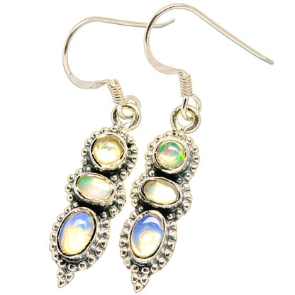 Ethiopian Opal Earrings handcrafted by Ana Silver Co - EARR422698
