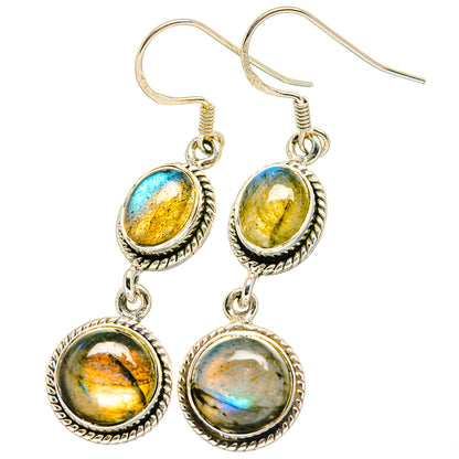 Labradorite Earrings handcrafted by Ana Silver Co - EARR422703