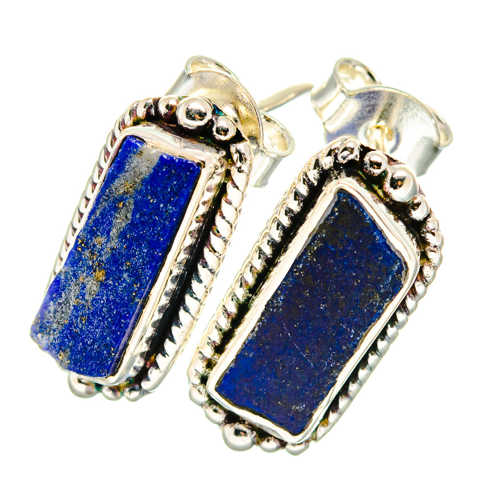Lapis Lazuli Earrings handcrafted by Ana Silver Co - EARR422712