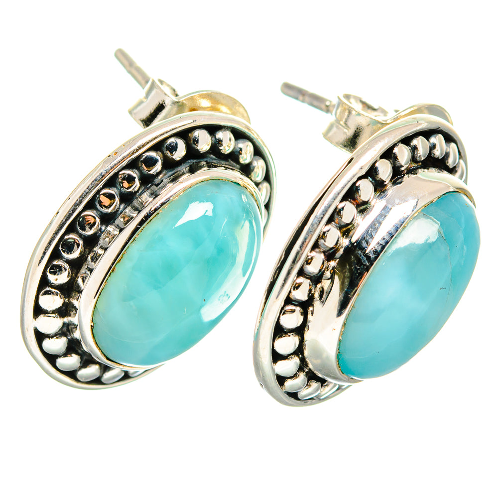 Larimar Earrings handcrafted by Ana Silver Co - EARR422716