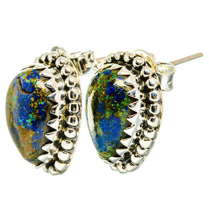 Azurite Earrings handcrafted by Ana Silver Co - EARR422732