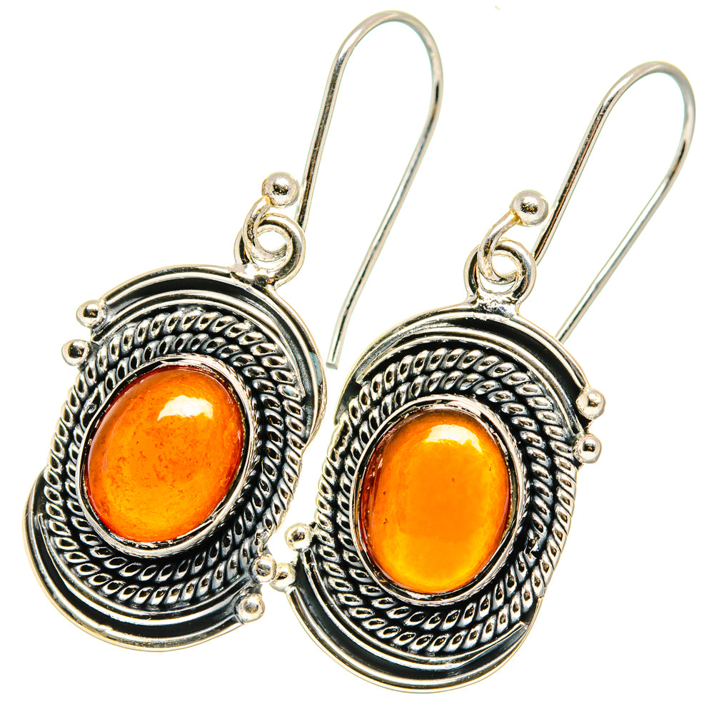 Carnelian Earrings handcrafted by Ana Silver Co - EARR422741