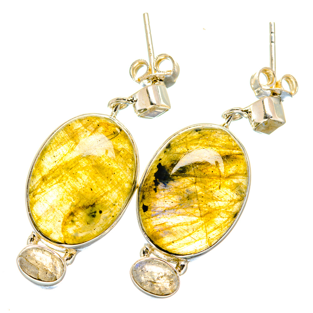Labradorite Earrings handcrafted by Ana Silver Co - EARR422742