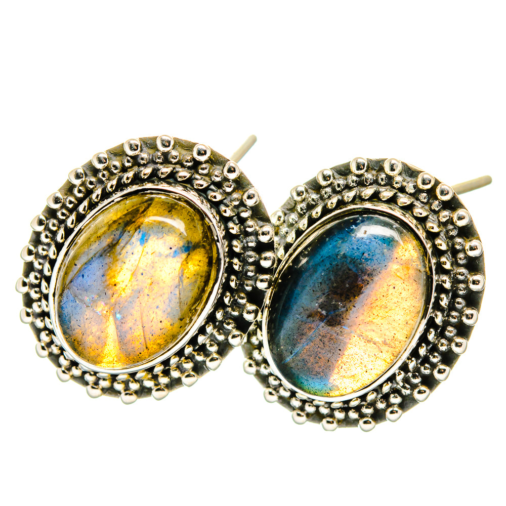 Labradorite Earrings handcrafted by Ana Silver Co - EARR422747