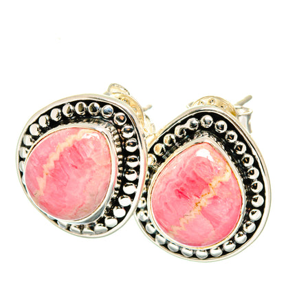 Rhodochrosite Earrings handcrafted by Ana Silver Co - EARR422767