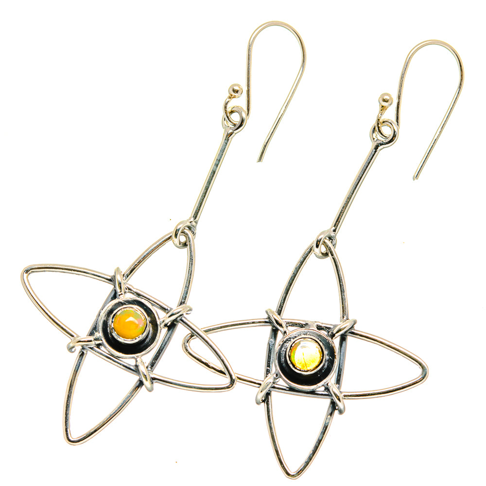Ethiopian Opal Earrings handcrafted by Ana Silver Co - EARR422781