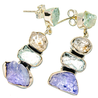Tanzanite Earrings handcrafted by Ana Silver Co - EARR422784
