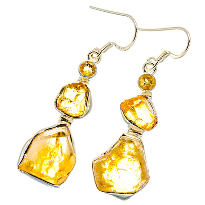 Citrine Earrings handcrafted by Ana Silver Co - EARR422785