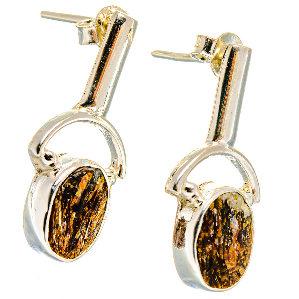 Astrophyllite Earrings handcrafted by Ana Silver Co - EARR422791