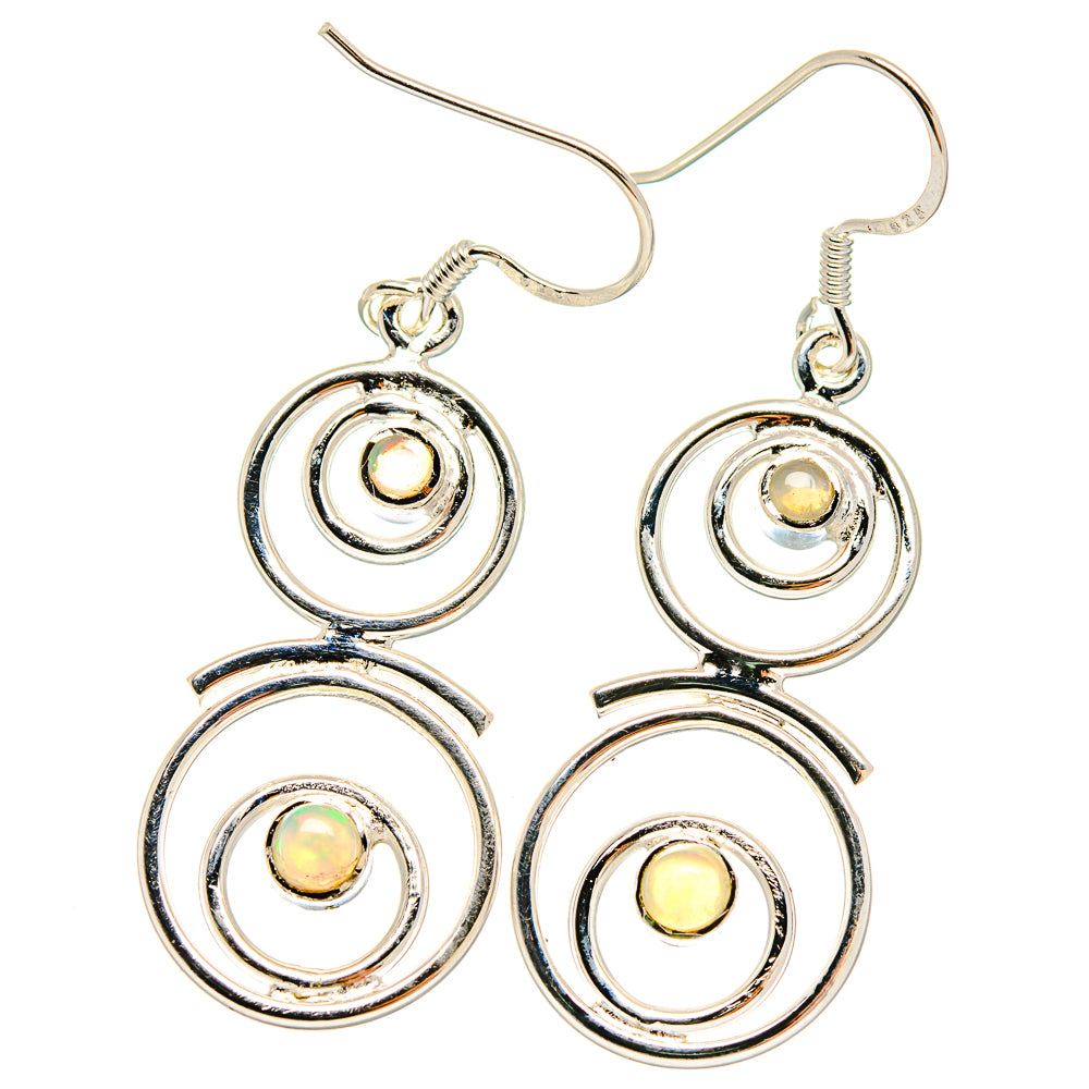 Ethiopian Opal Earrings handcrafted by Ana Silver Co - EARR422796
