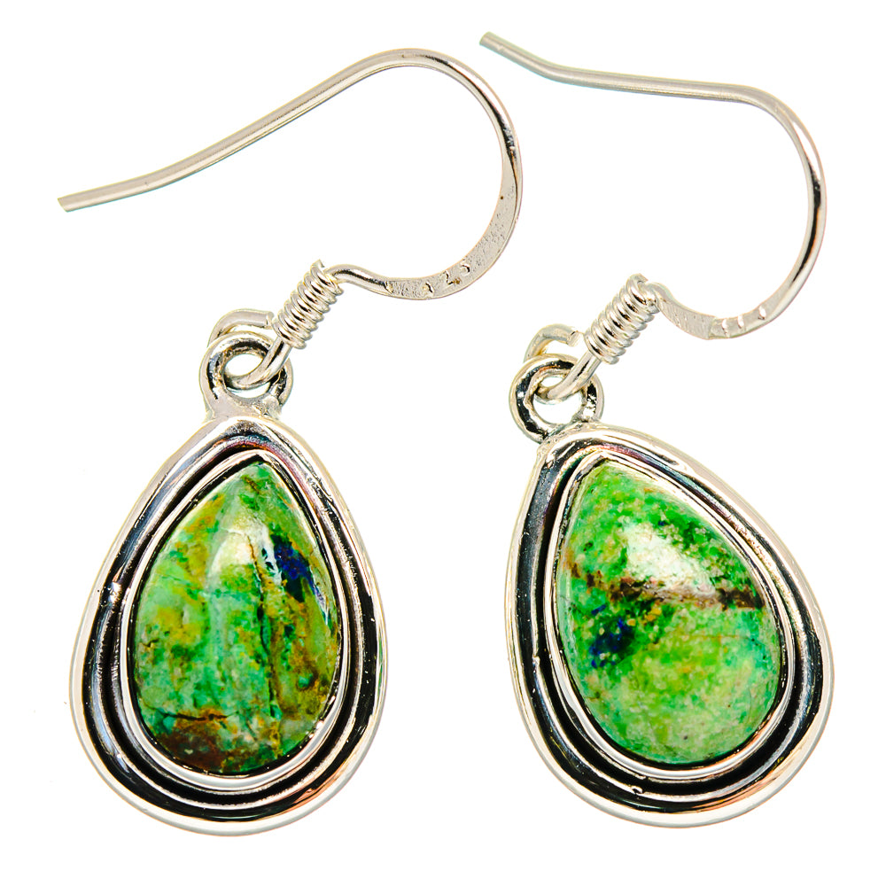 Azurite Earrings handcrafted by Ana Silver Co - EARR422823