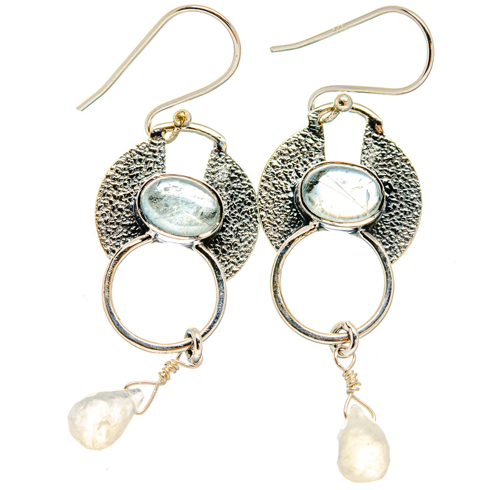 Aquamarine Earrings handcrafted by Ana Silver Co - EARR422828