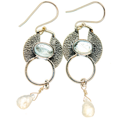 Aquamarine Earrings handcrafted by Ana Silver Co - EARR422828