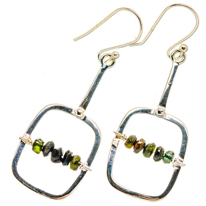 Green Tourmaline Earrings handcrafted by Ana Silver Co - EARR422851