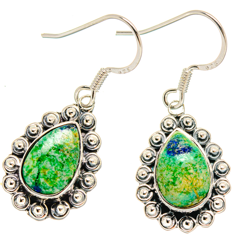 Azurite Earrings handcrafted by Ana Silver Co - EARR422852