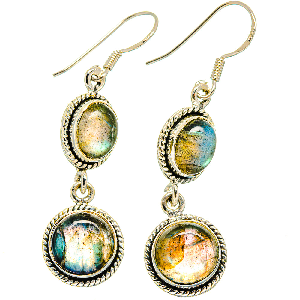 Labradorite Earrings handcrafted by Ana Silver Co - EARR422866