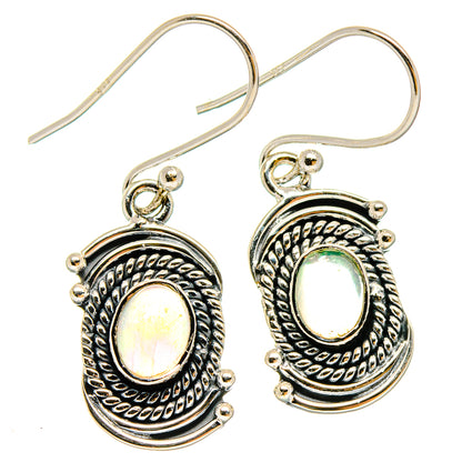 Ethiopian Opal Earrings handcrafted by Ana Silver Co - EARR422881
