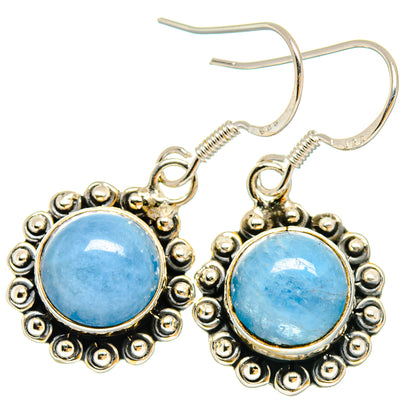 Aquamarine Earrings handcrafted by Ana Silver Co - EARR422883