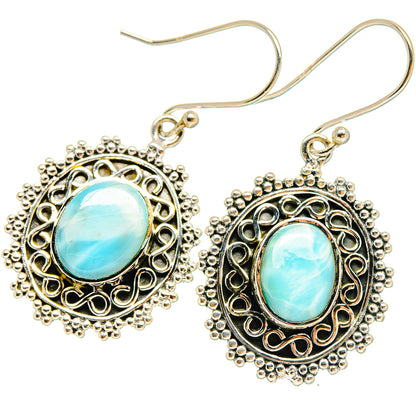 Larimar Earrings handcrafted by Ana Silver Co - EARR422889