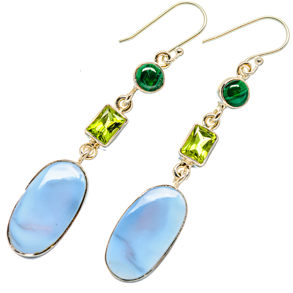 Owyhee Opal Earrings handcrafted by Ana Silver Co - EARR422895