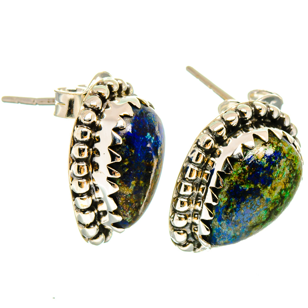 Azurite Earrings handcrafted by Ana Silver Co - EARR422901