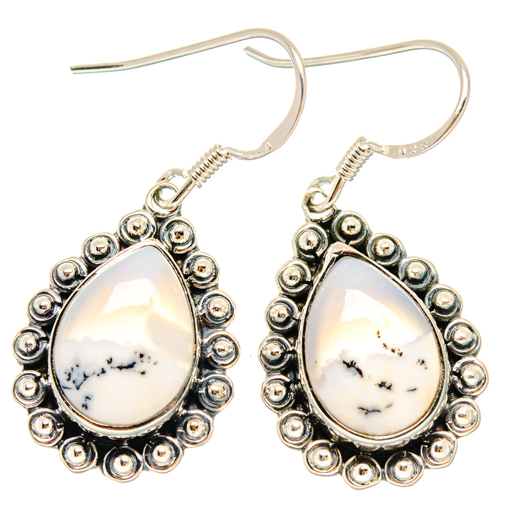 Dendritic Opal Earrings handcrafted by Ana Silver Co - EARR422905