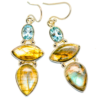 Labradorite Earrings handcrafted by Ana Silver Co - EARR422906