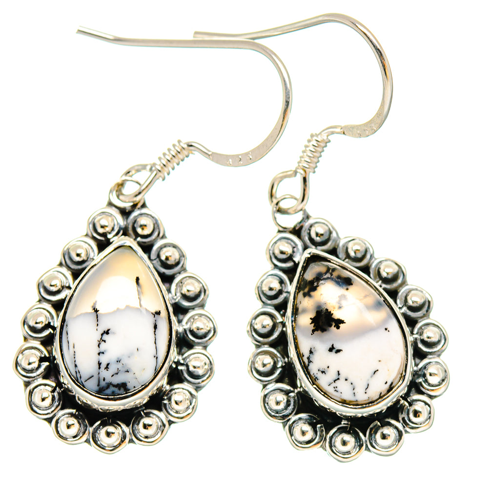 Dendritic Opal Earrings handcrafted by Ana Silver Co - EARR422918