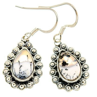 Dendritic Opal Earrings handcrafted by Ana Silver Co - EARR422918