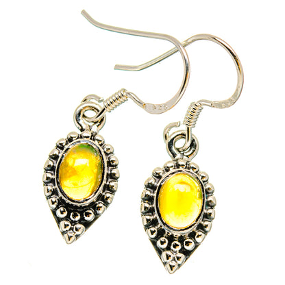 Ethiopian Opal Earrings handcrafted by Ana Silver Co - EARR422921